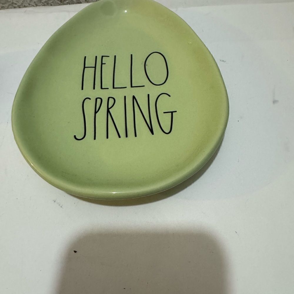 Rae Dunn Hello Spring Tray Candy Dish - Picture 3 of 7